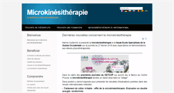 Desktop Screenshot of microkinesitherapie.be